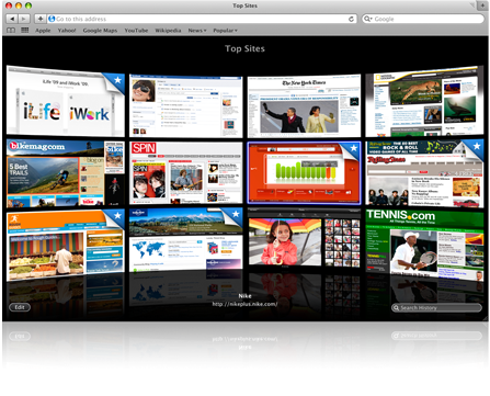 Safari Top Sites Image